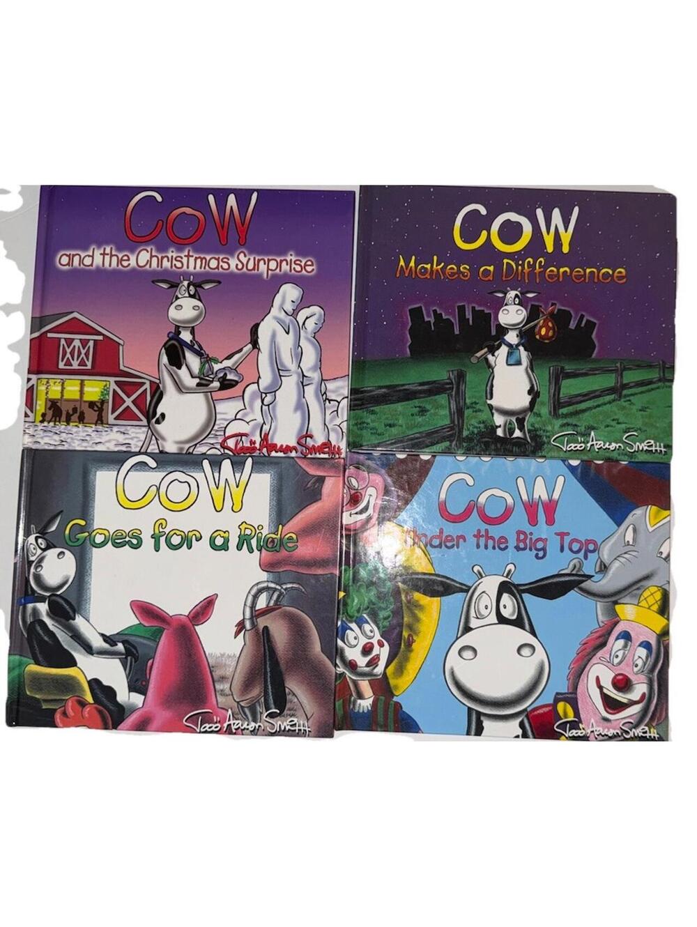 Cow Adventures Set Of 4 Books Hardcover By Smith, Todd Aaron EUC